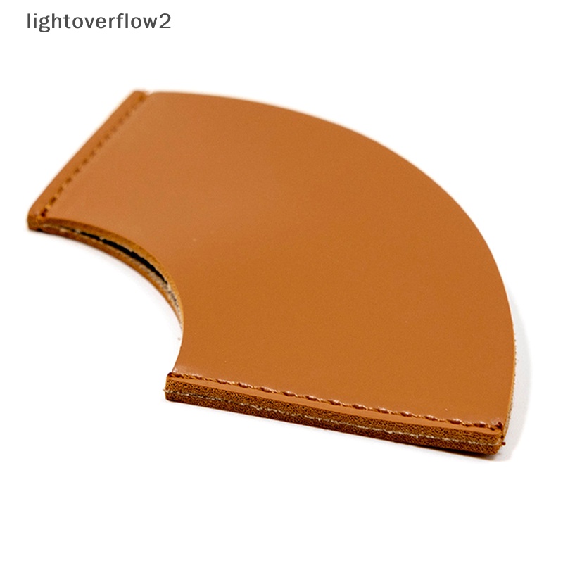 [lightoverflow2] Penanda Halaman Sudut Berbentuk Kipas Mini Handcrated Vintage Leather Bookmark For Bookmark Kulit Untuk Pelajar Pembaca Hadiah Anak [ID]