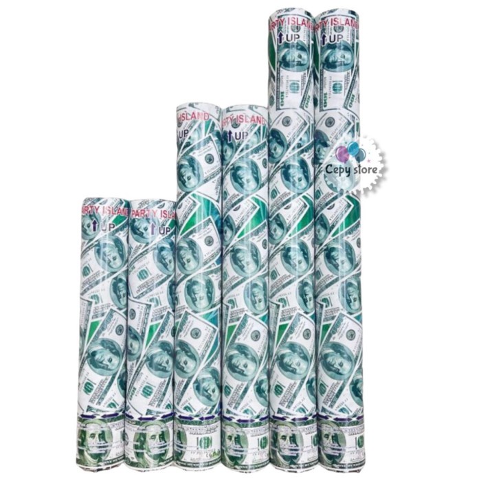Party Popper Dollar / Confetti 50Cm Dollar