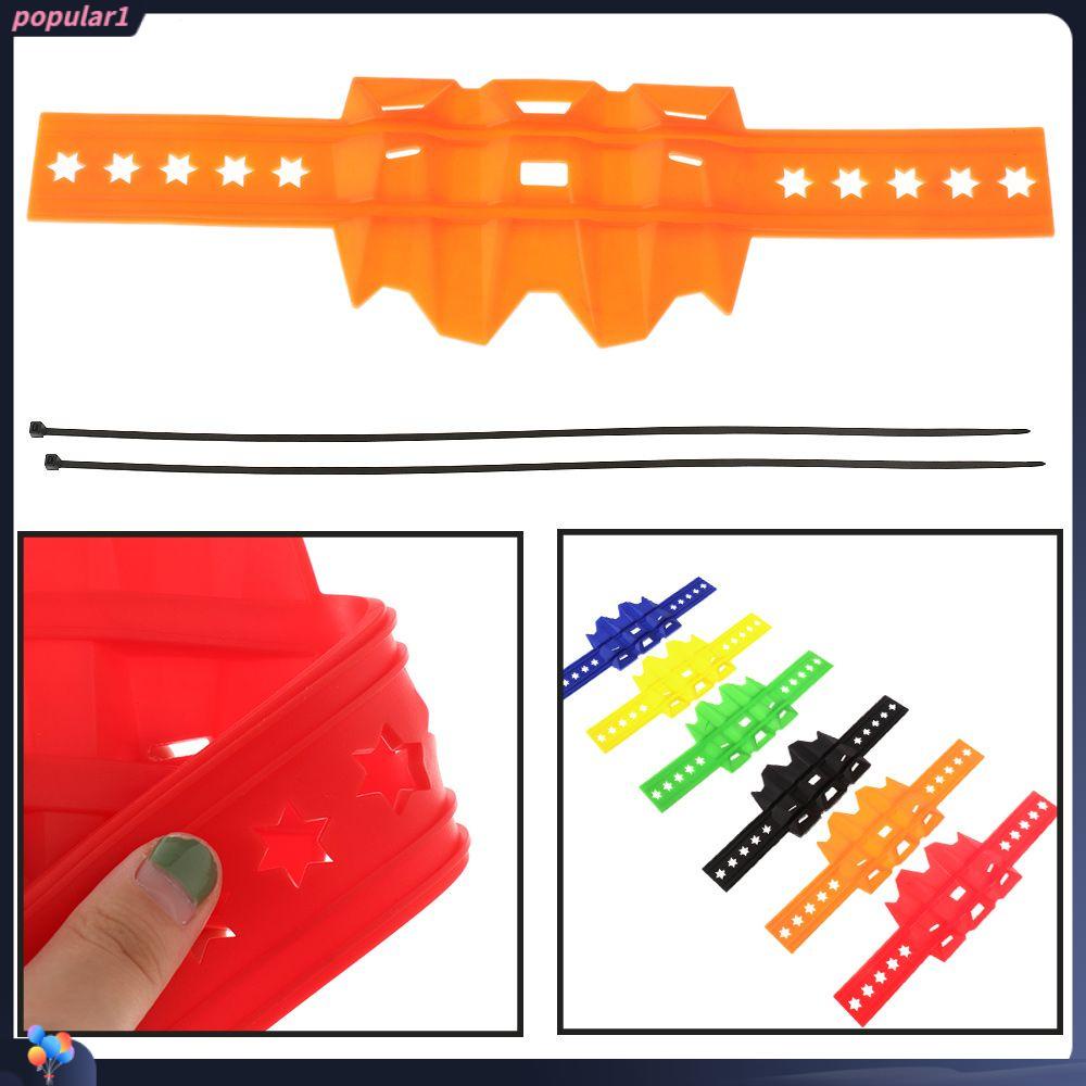 Populer Pelindung Pipa Knalpot Motor Pelindung Tumit Universal Pelindung Panas Hitam/Merah/Biru/Orange/Kuning/Hijau