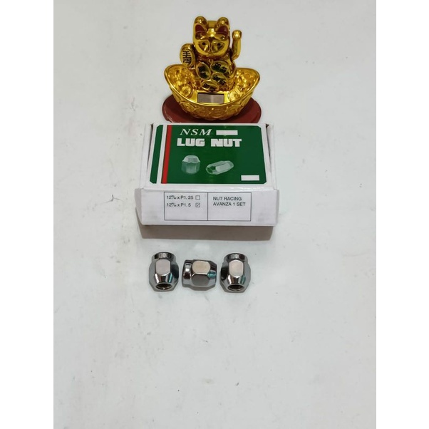 NUT RACING MUR BAUT RODA AVANZA 12x1.50MM HARGA PER 1PCS