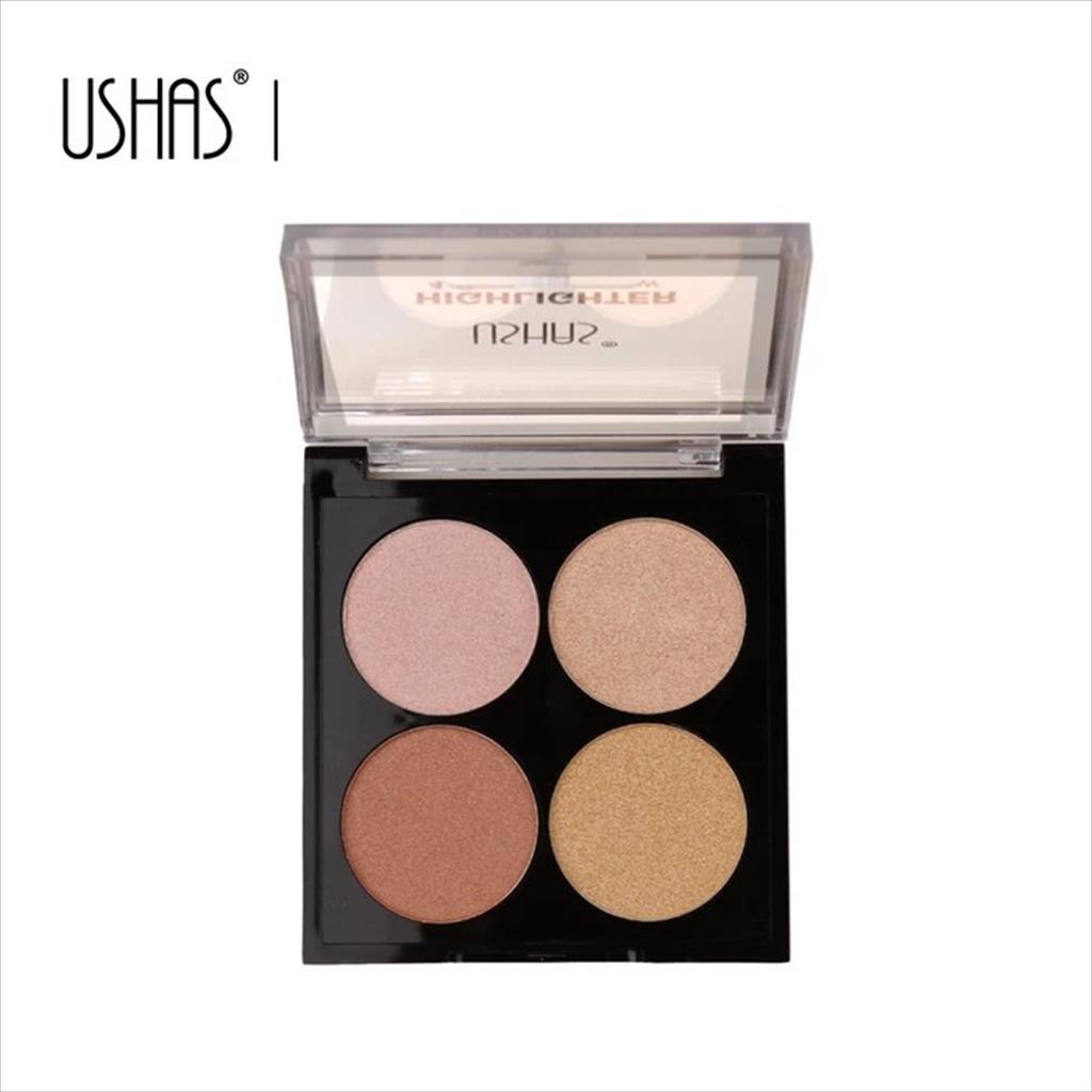 Ushas Highlighter 4 Colors Eyeshadow