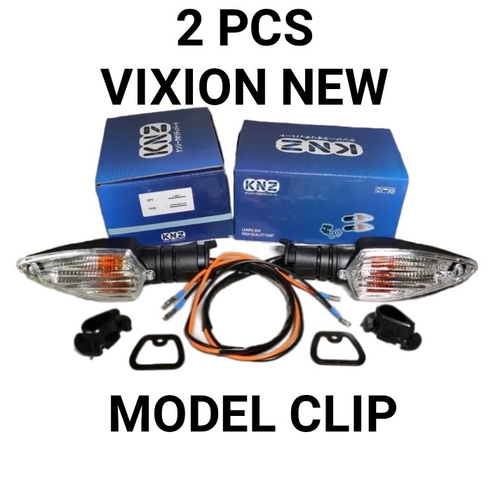 LAMPU SEIN SEN ASSY MODEL STANDAR ORI VIXION NEW / OLD MODEL CLIP KNZ UNIVERSAL