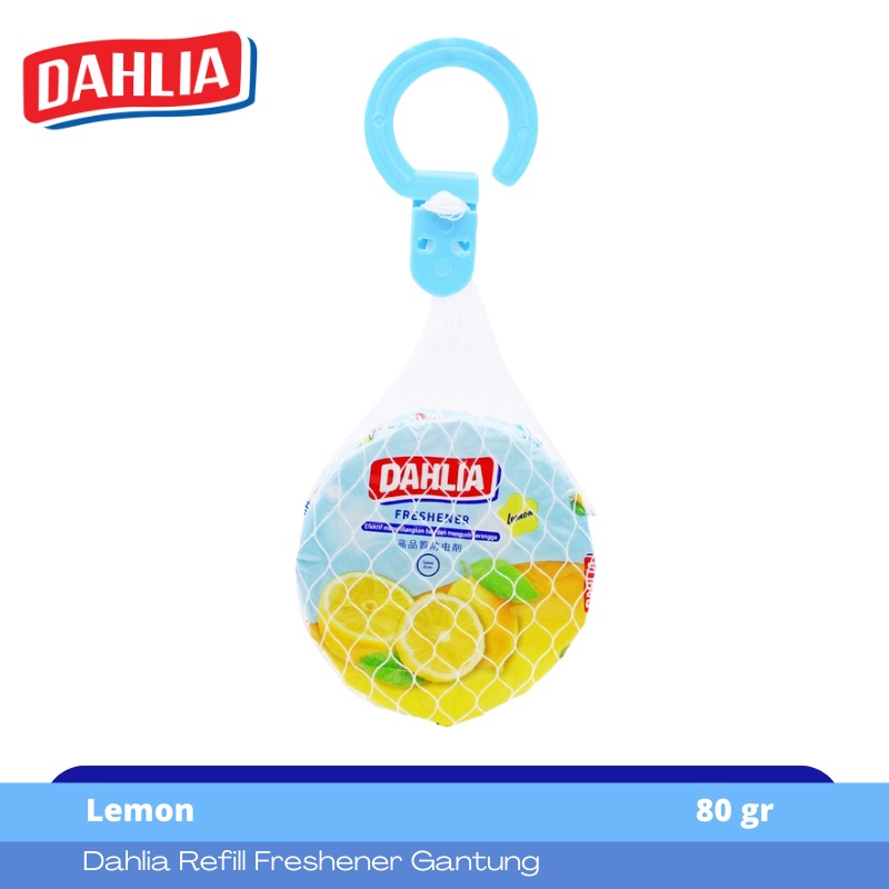 Dahlia Freshener Kamper Pengharum Ruangan Refill Gantung 80gr Kapur Barus