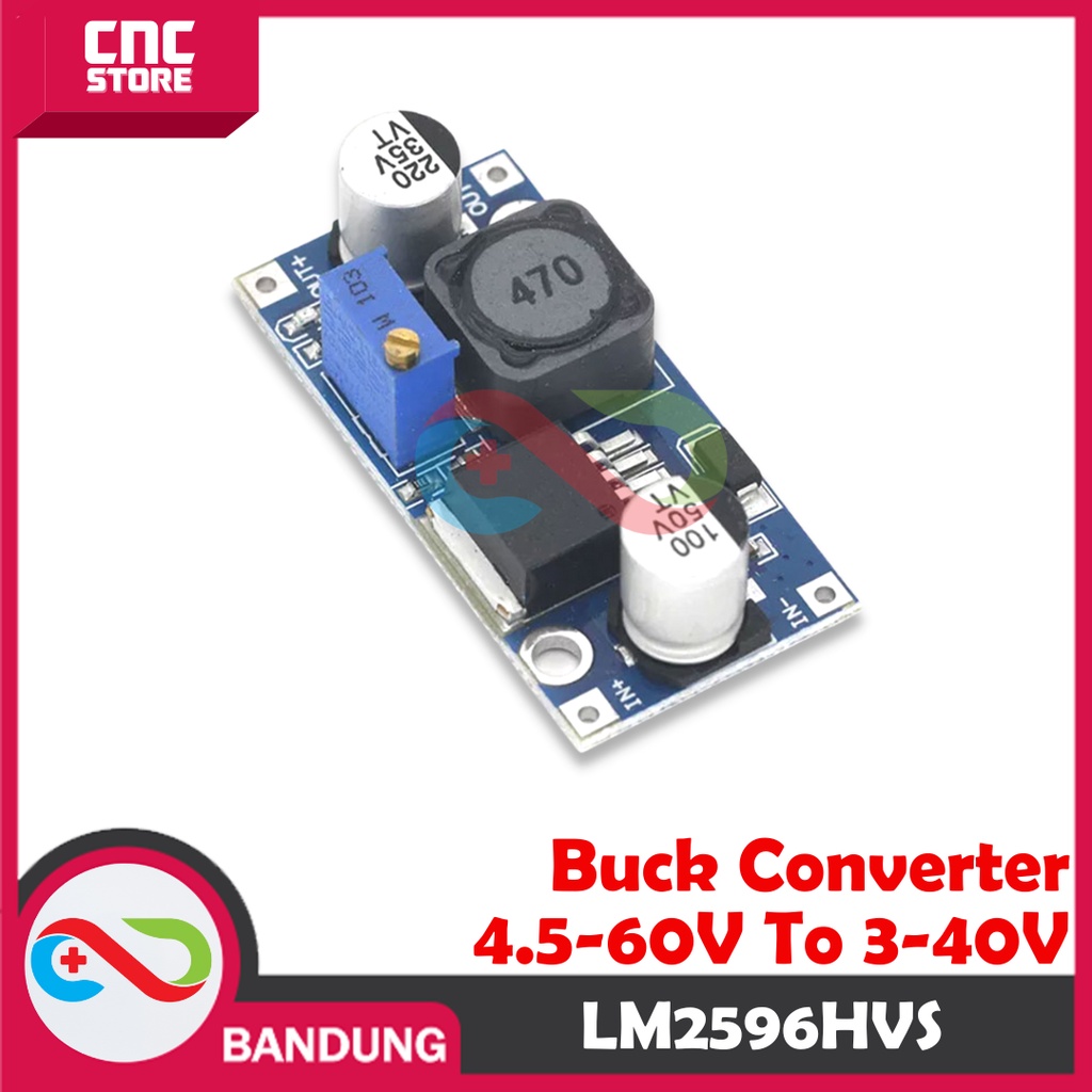 LM2596HVS 4.5-60V TO 3-40V STEP DOWN MODULE BUCK CONVERTER