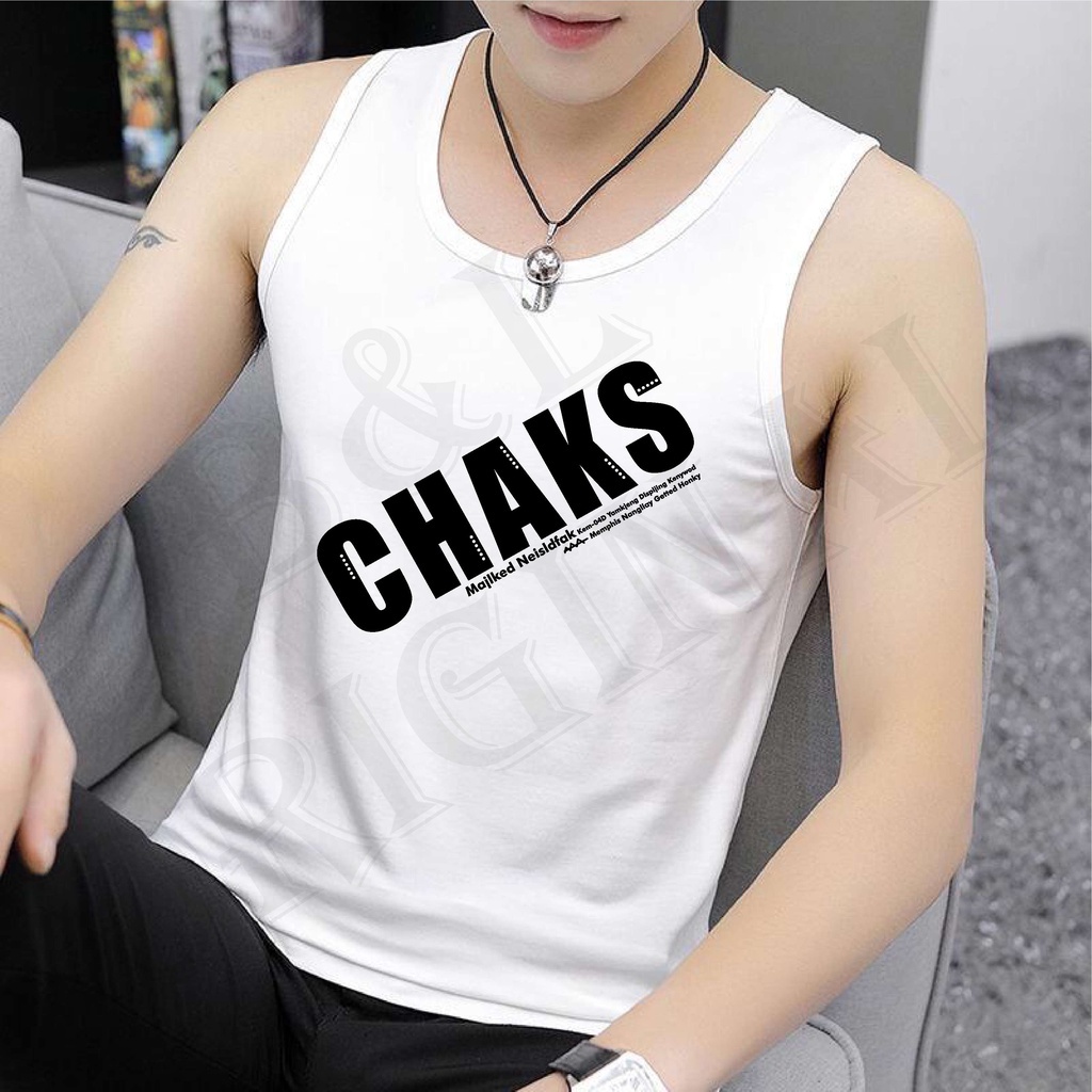 Bisa Bayar Di Tempat/ BS/COD//KAOS SINGLET CHAKS PRIA//TERLARIS