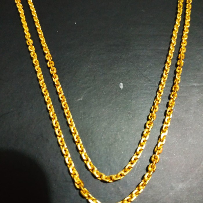 KALUNG EMAS 24K  MODEL RANTAI BISA KREDIT - 10 gram