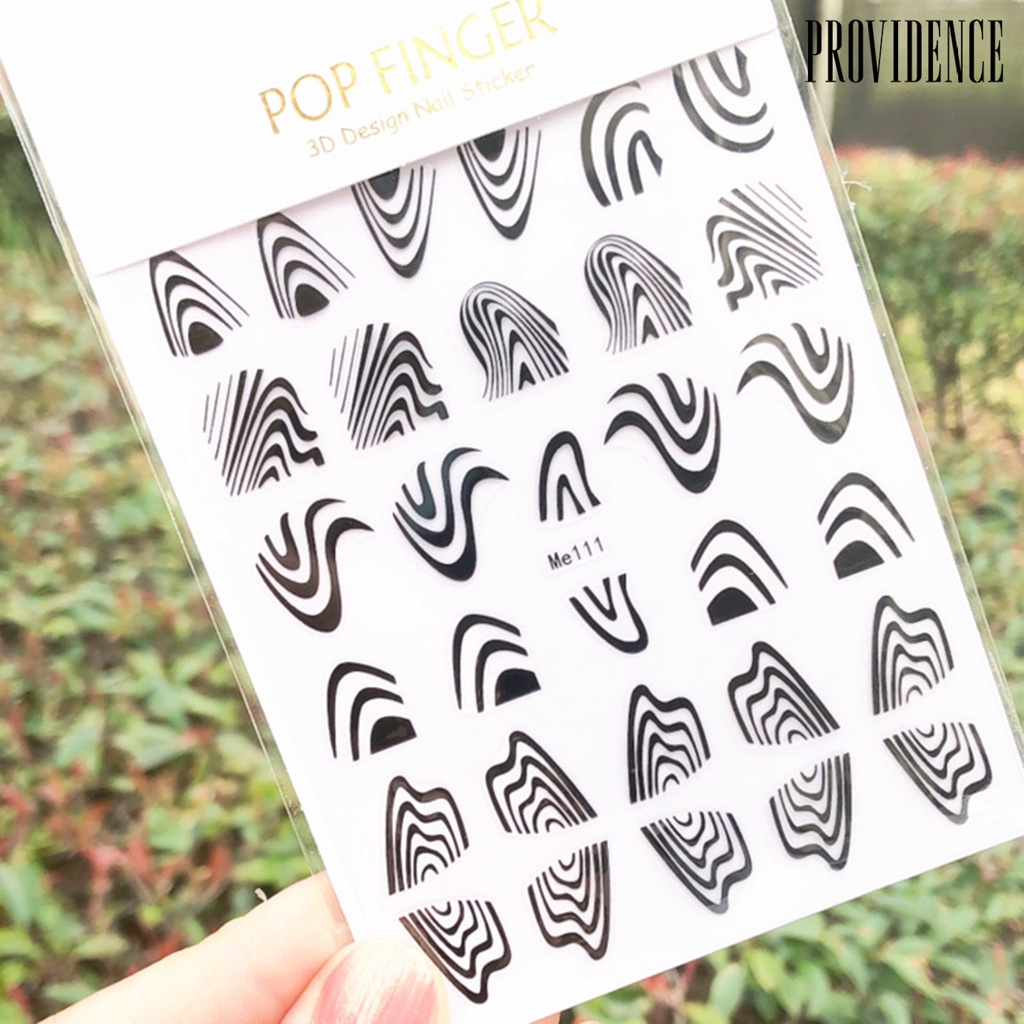 Providence Stiker Kuku Perekat Diri Yang Dapat Dilepas Tahan Air Kuat Lengket Mudah Mengelupas Kuku Stiker Kuku Nail Art Decal Nail Supplies