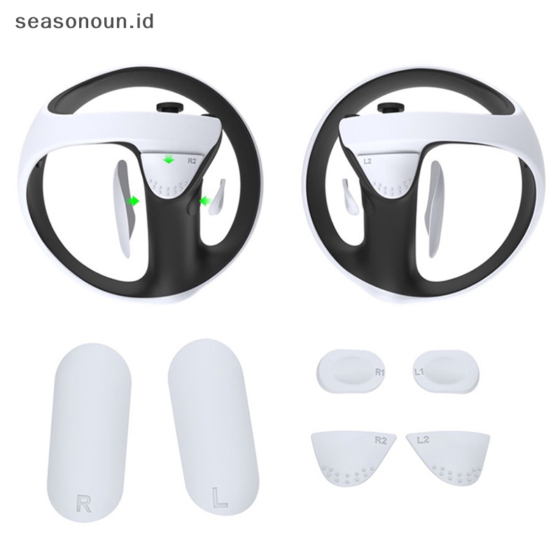 Seasonoun Silikon VR Handle Cover Gamepad Grip Kunci Pad Pelindung Case Non-slip Kompatibel Untuk Controller Ps5 Vr2.