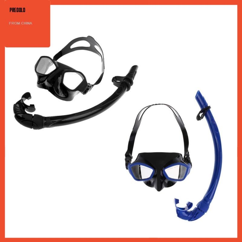 [Predolo] Scuba Diving Renang Snorkeling Goggles Kacamata &amp; Snorkel