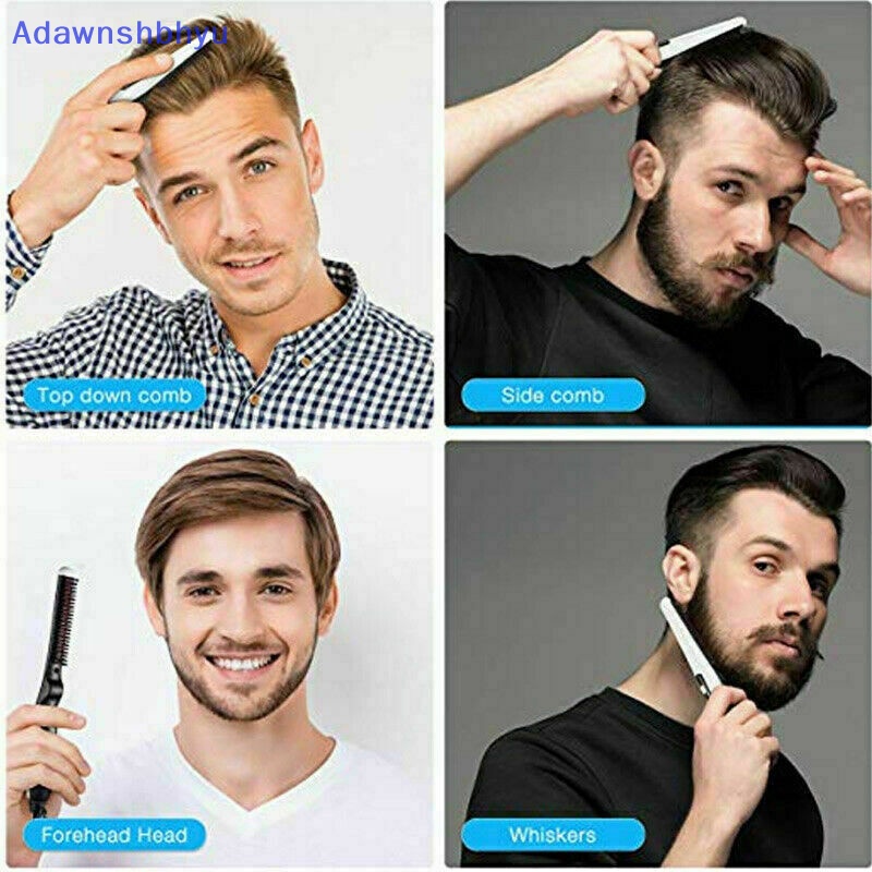 Adhyu Sisir Pelurus Jenggot Quick Heated Brush Styler Untuk Mens Pro Hair Electric  Id