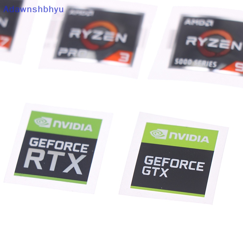 Adhyu AMD Processor Series Sticker ATHLON Ryzen R 3 5 7 Logo Generasi PRO7 Label ID