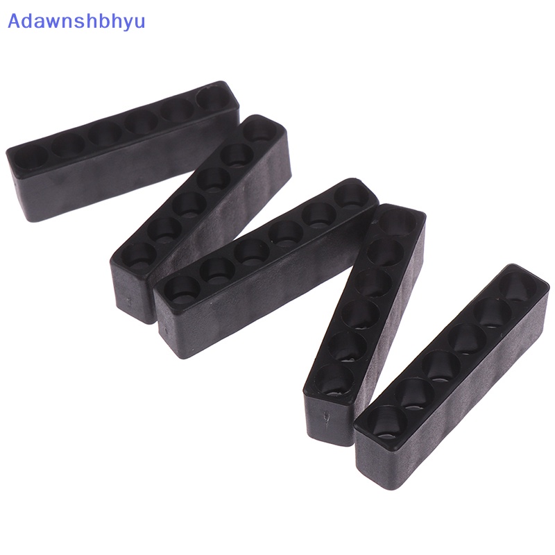 Adhyu 5Pcs Set 6per10/12lubang hex shank screwdriver bit holder Penyimpanan Aksesoris Bor ID