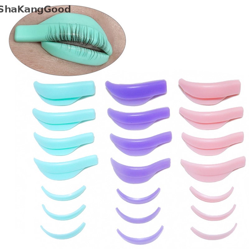 Skid 7Pair Eyelash lift silicone lash lift perm pads Alat Bantu Pengeriting Bulu Mata spacer SKK