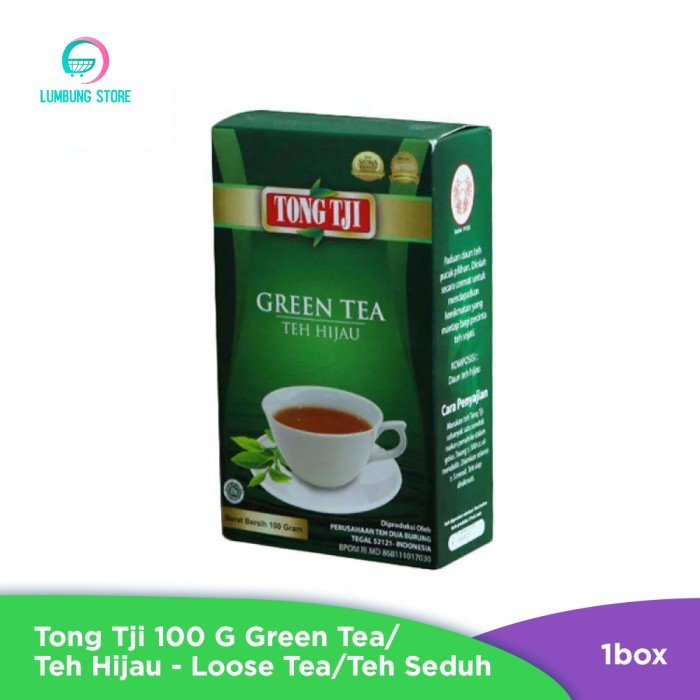 

Tong Tji 100g Green Tea Teh Hijau / Loose Tea Teh Seduh