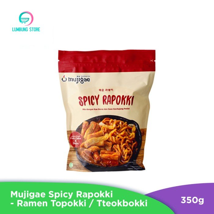 

Mujigae Spicy Rapokki 350g