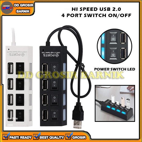 [DGB] SAMBUNGAN KABEL KONEKTOR USB FLASHDISK HUB 4 IN 1 PORT OUTPUT MOUSE KEYBOARD