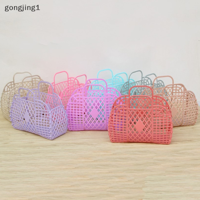 Ggg Keranjang Shower Dapat Dilepas Keranjang Mandi Plastik Bathroom Hollow Wash Storage Basket ID