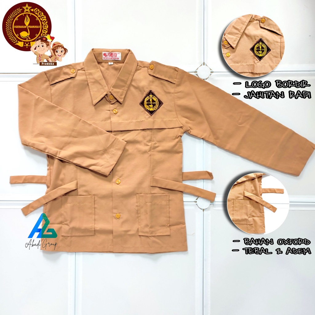 COD Baju pramuka cewe SD lengan panjang