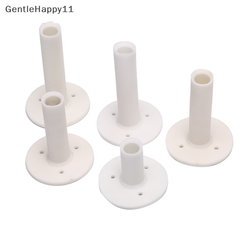 Gentlehappy 5pcs/set Tee Karet Golf Putih 5pcs Beda Ukuran Tee Holders Rubber Tee id