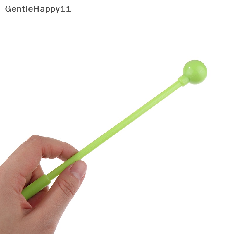 Gentlehappy 2Pcs Perkusi Drum Stik Palu Instrumen Plastik Mainan Anak Aksesoris id