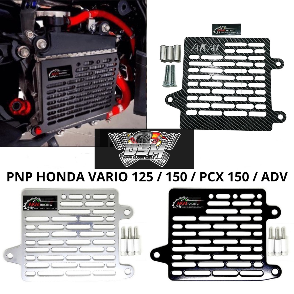 Tutup Radiator Cover Radiator Akai Racing Vario 125,Vario 150,Pcx,Adv 150