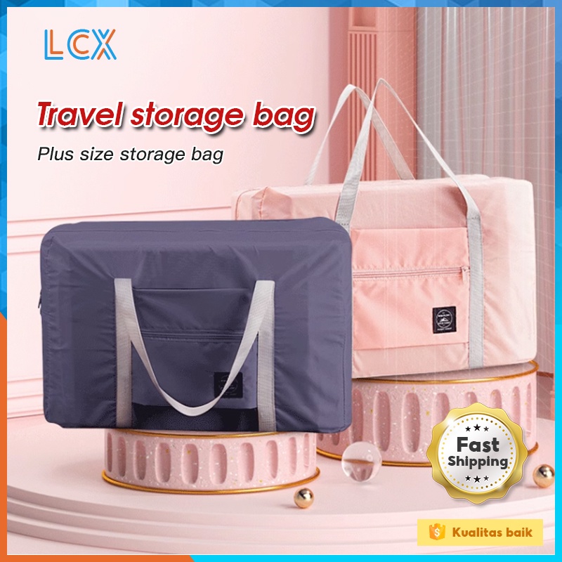 LCX  Tas travel besar lipat hand carry anti air Travel fold bag waterproof organizer VS-137