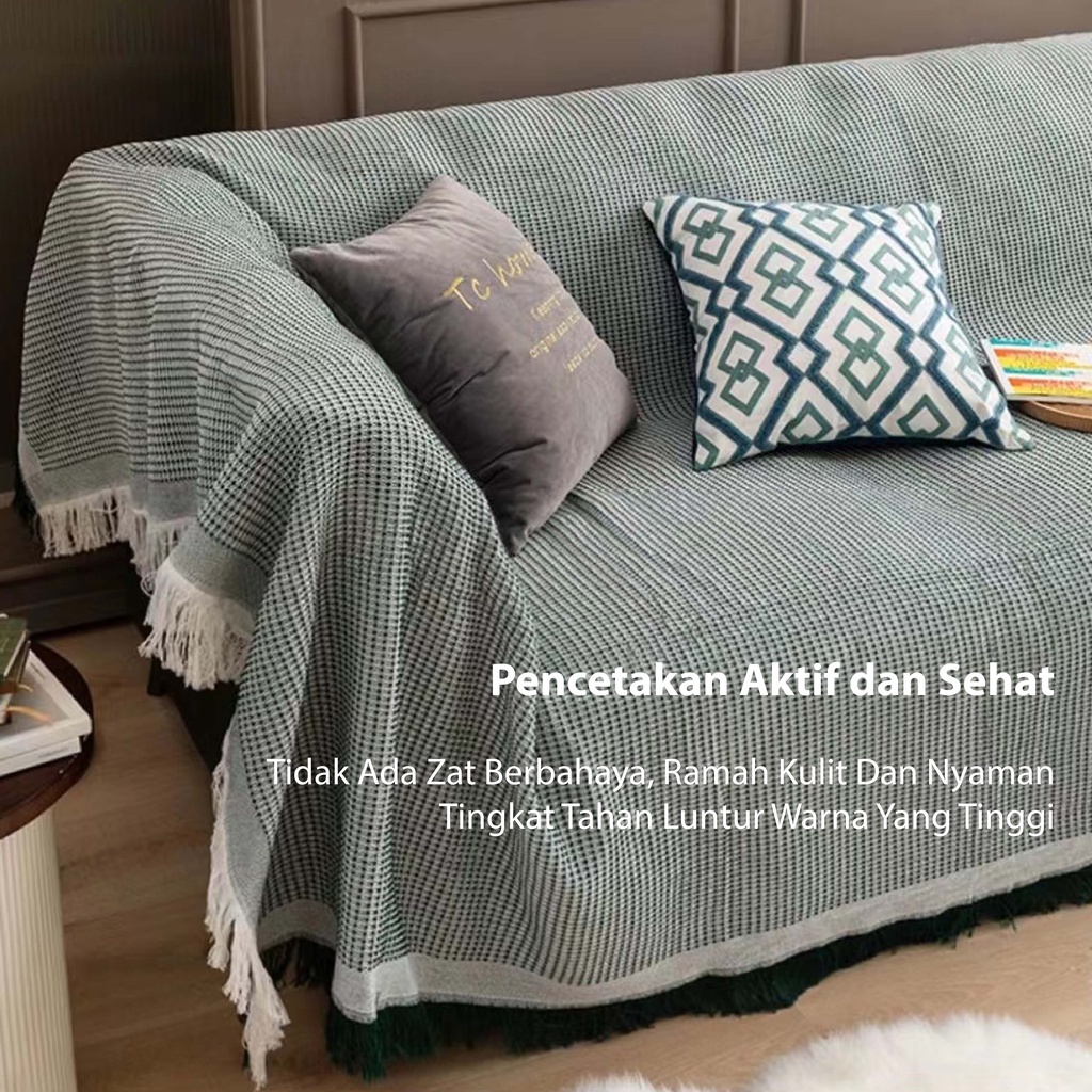 TOKOMUDA COD Selimut sofa Nordic Blanket size 130*180cm 180*260cm 180*340cm COVER R16