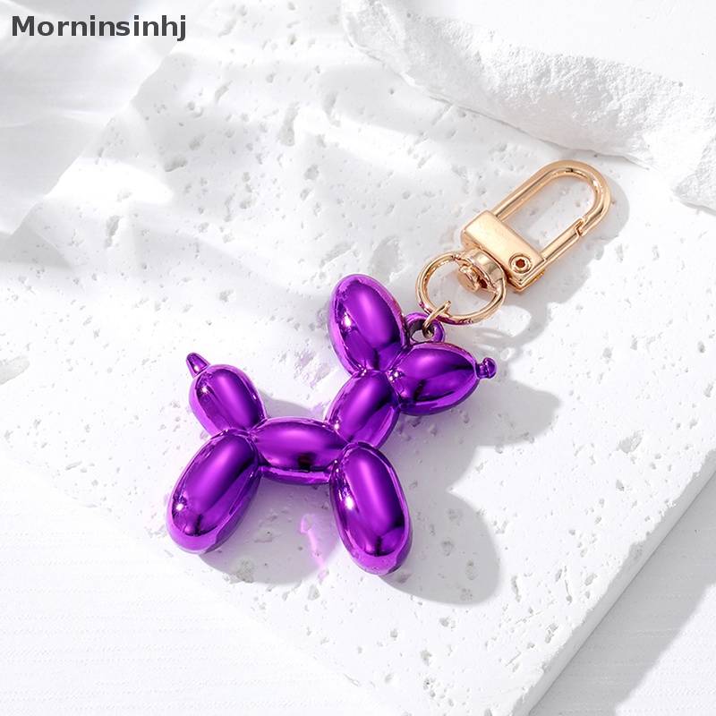 Mornin Warna-Warni Kartun Hewan Pasangan Gantungan Kunci Key Ring Wanita Pria Baru Bling Lucu Tas Hewan Peliharaan Mobil Pemegang Airpods Kotak Perhiasan Hadiah Teman id