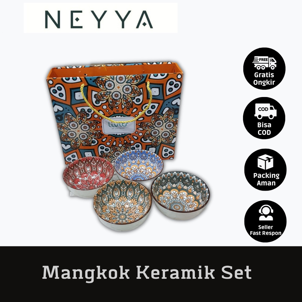 

Mangkok Keramik Set/GIFT NIKAHAN/KADO