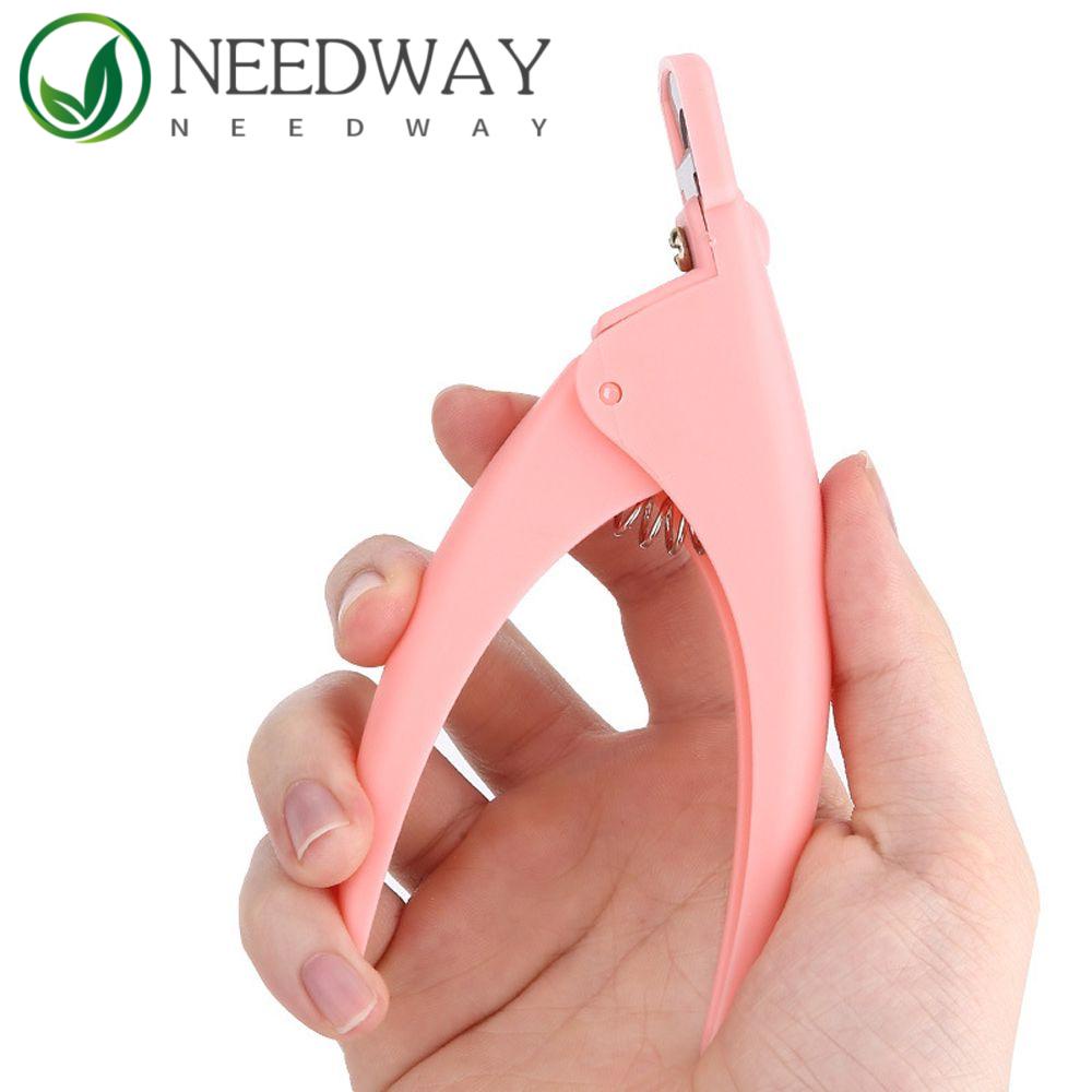 SKJK   Nail Tips Cutter Profesional Wanita Gadis French Nail Catcher Trimmer Akrilik Berbentuk U Manicure Pedicure