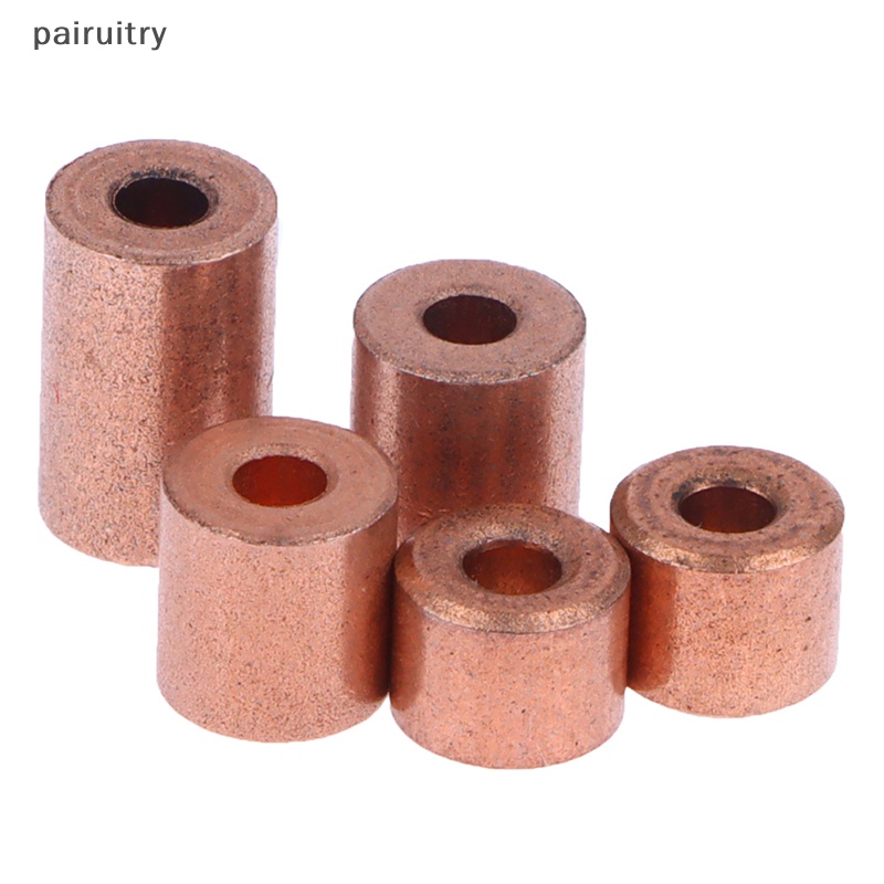 Prt 10pcs oil bearing Copper sleeve Copper base Bantalan Kecil Bagian Metalurgi PRT