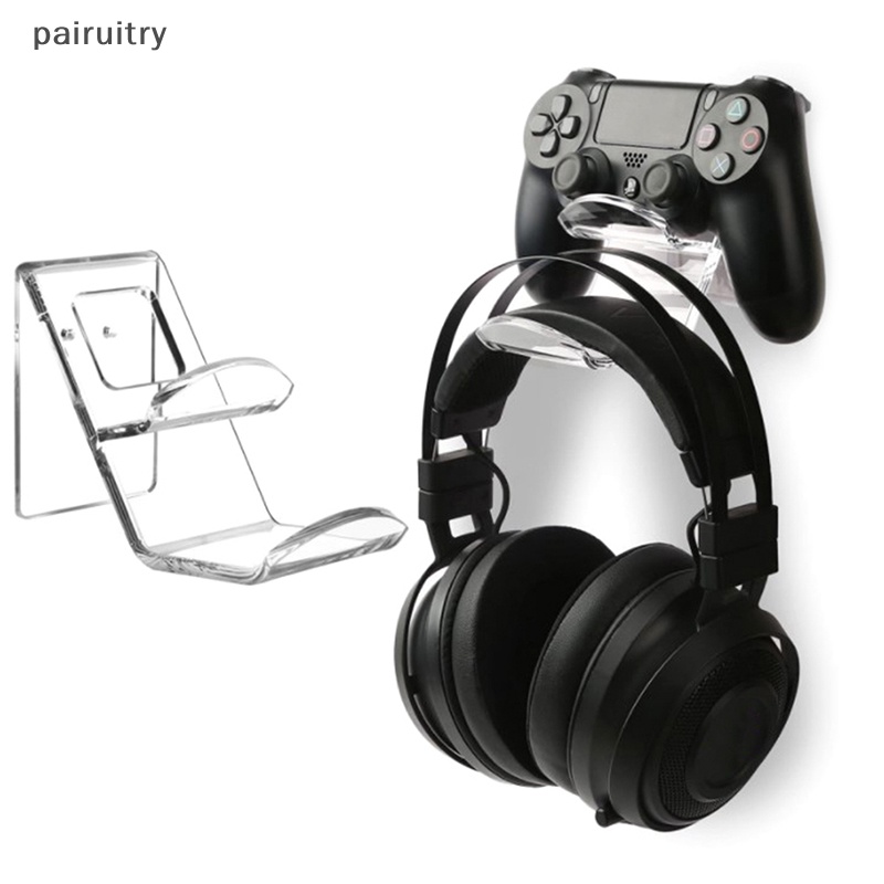 Prt Universal Gamepad Holder Tempel Dinding Untuk PS5/PS4 Controller For Xbox One Controller Wall Holder Headset PRT