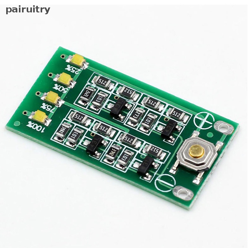 Prt 3S 11.1V 12V 12.6V Papan Display Tingkat Daya Lithium Modul Indikator Kapasitas Li-ion PRT