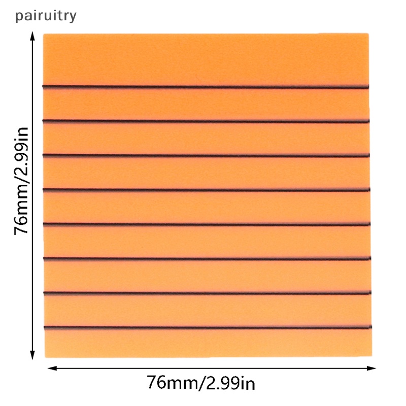 Prt 50lembar Warna Transparan Sticky Note Garis Horizontal Index Stiker Pesan Siswa Notebook Tahan Air Dan Dapat Ditulis Alat Tulis PRT