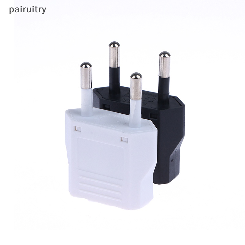 Prt 1Pc EU Euro KR Plug Adapter Converter US to EU Plug Adapter Travel Adaptor PRT