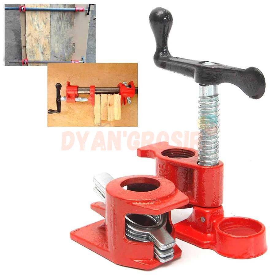 

FNICEL Klem Penjepit Pipa Wood Gluing Clamp Set Carpenter Tools - F701
