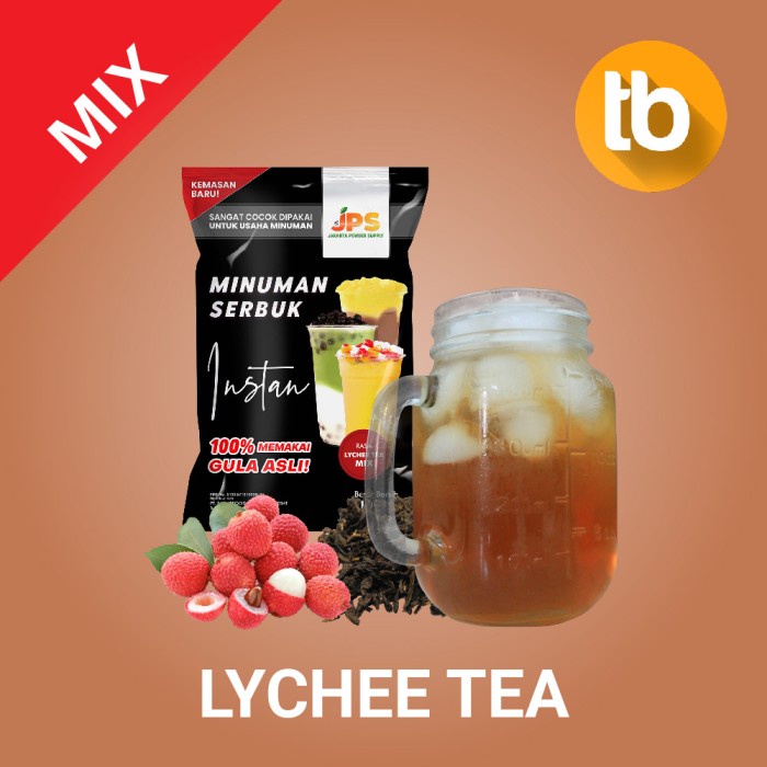 

Promo JPS Bubuk Lychee Tea Mix (Bubuk minuman dan makanan) 1kg