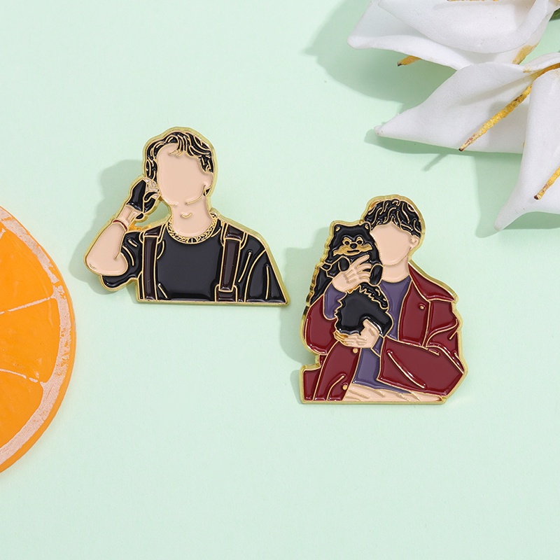 Kpop Band Cowok Enamel Pin Bintang Souvenir Fans Mendukung Koleksi Bros Kerah Lencana Keren Perhiasan Hadiah Untuk Teman