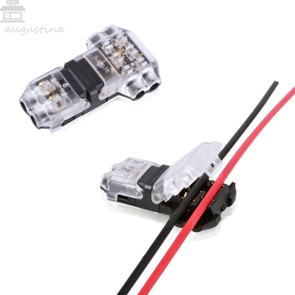 Konektor Kabel Agustina 5Pcs/lot Universal Dengan Lever AWG 18-24 Compact Wire 300V 10A Terminal Block