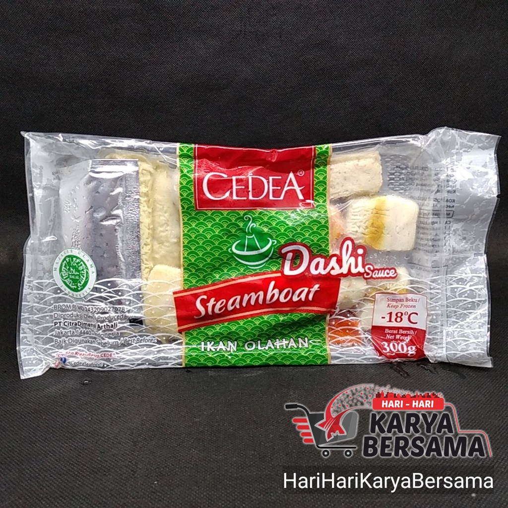 

CEDEA FROZEN STEAMBOAT SET DASHI SAUCE IKAN OLAHAN 300GR