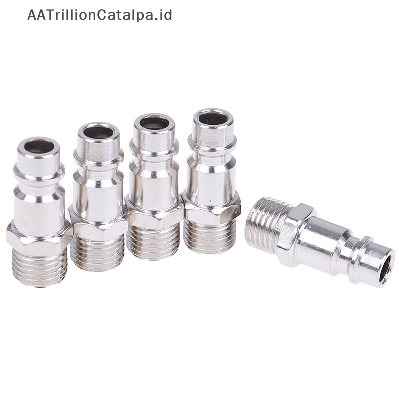 Aatrililioncatalpa 5pcs Selang Saluran Udara euro Fitg1/4&quot; quick release air or connector ID