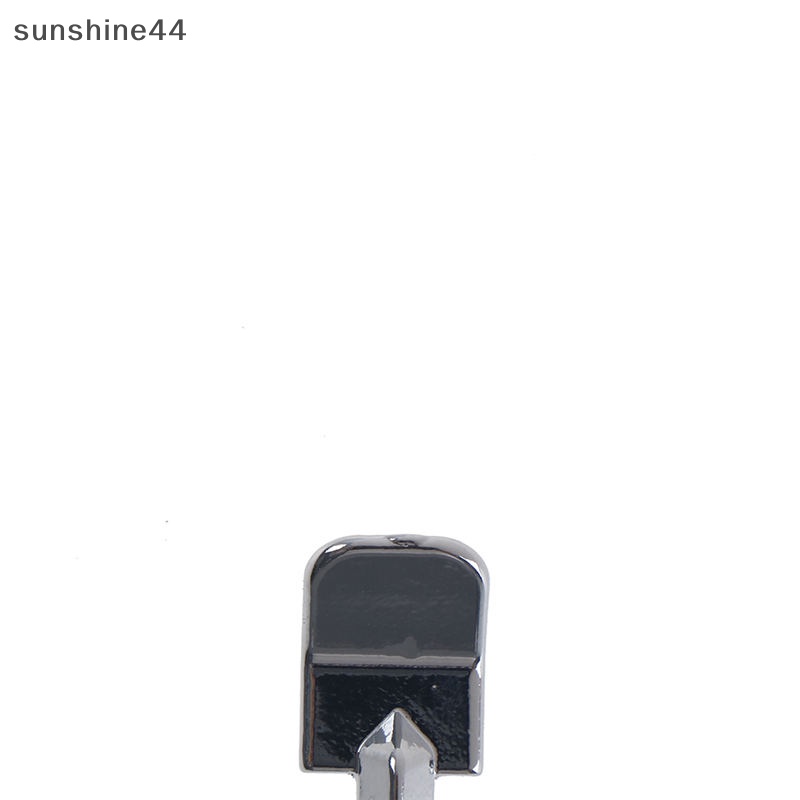 Sunshine 2sisi Metal Zipper Presser Foot Kaki Untuk Aksesori Jahit Mesin Jahit Snap-on ID