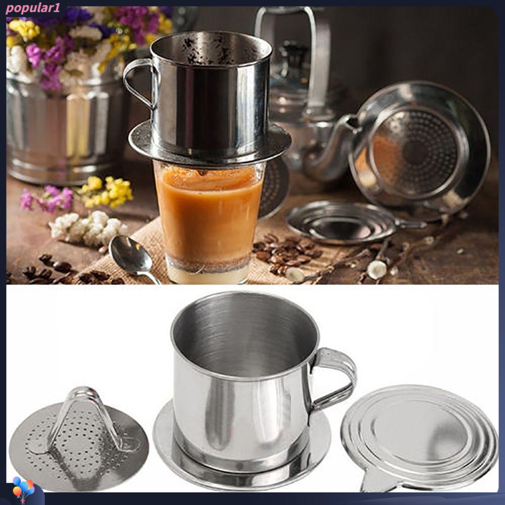 Populer Saringan Stainless Steel Portable Mug Cangkir Drop Filter