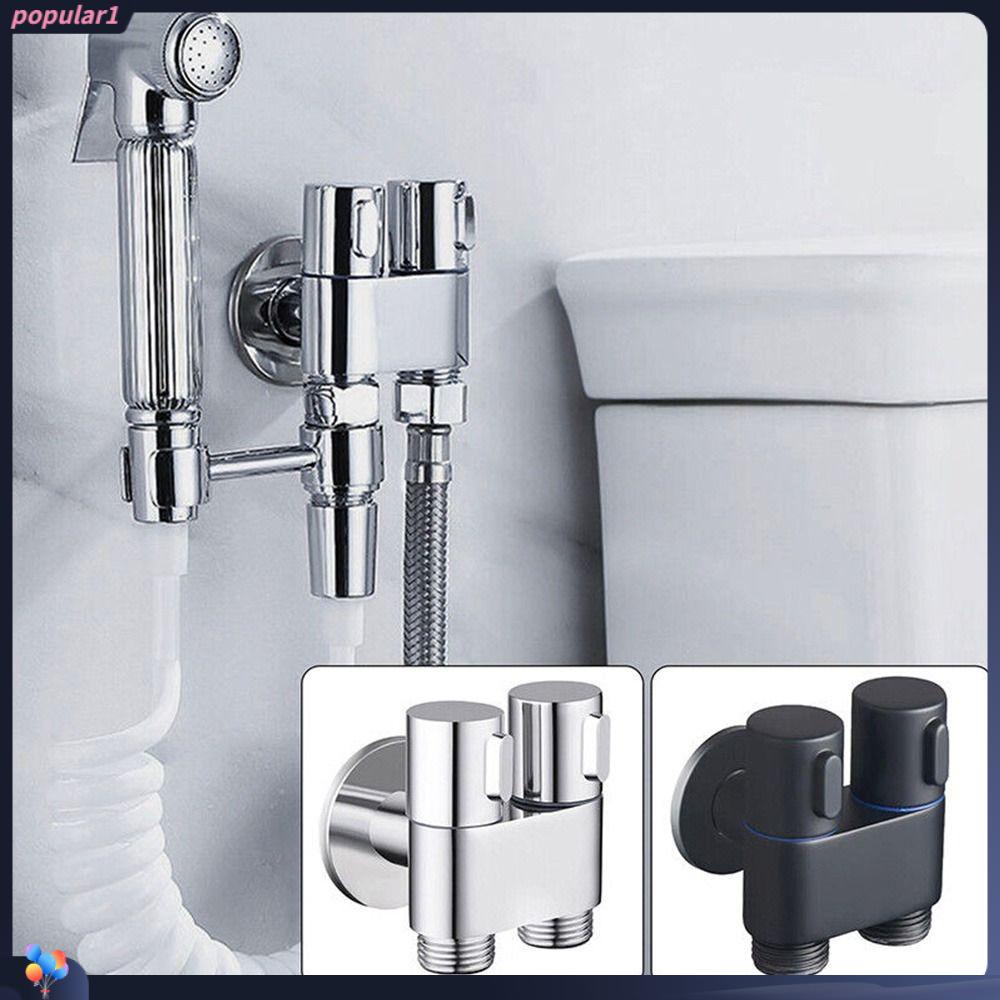 Populer Toilet Angle Valve Household Spray Gun G1/2 Kloset Toilet 3arah