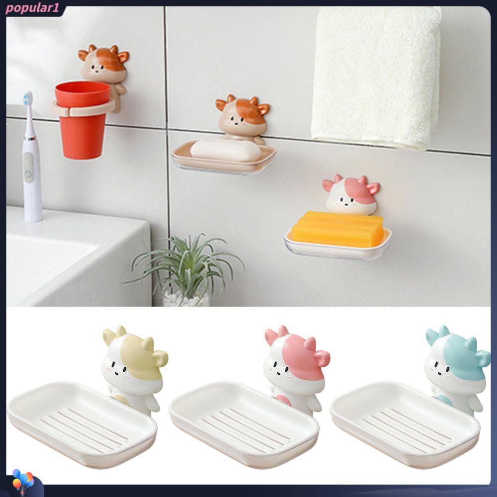 Populer Tempat Sabun Kualitas Tinggi Kartun Betis Perekat Diri Rak Sabun Saluran Air Yang Dipasang Di Dinding