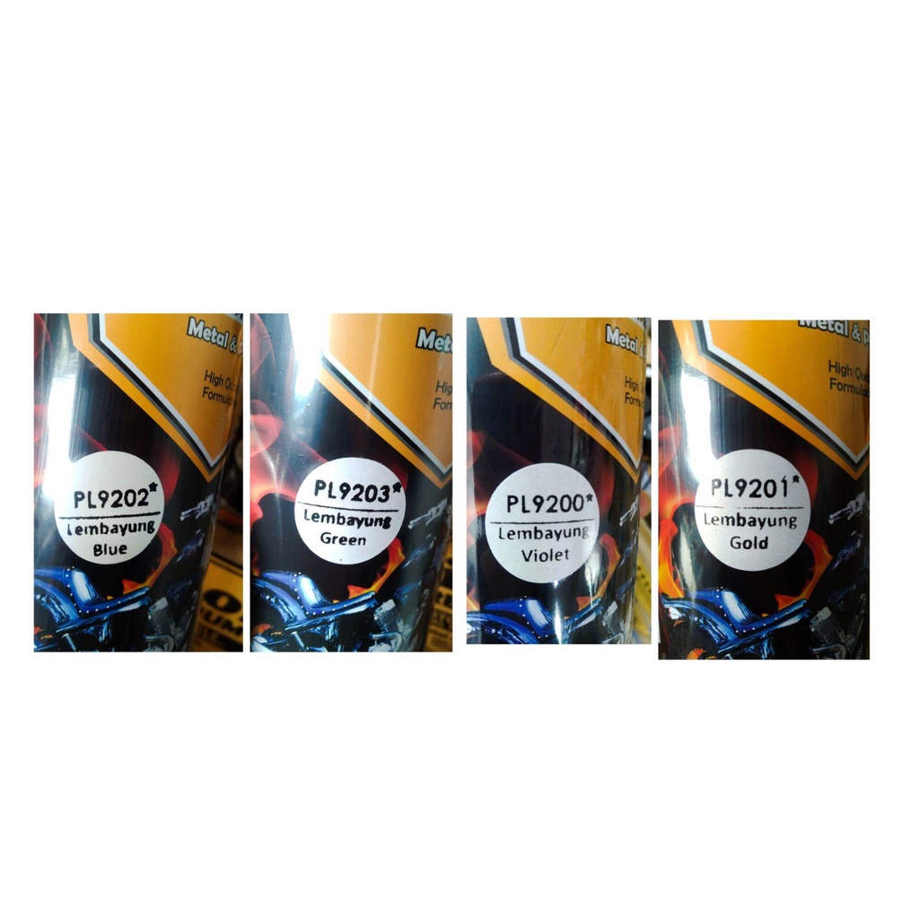 cat semprot pilok pilox diton premium 400cc lembayung violet lembayung blue pl9202 lembayung green 9203 lembayung gold 9201 400cc