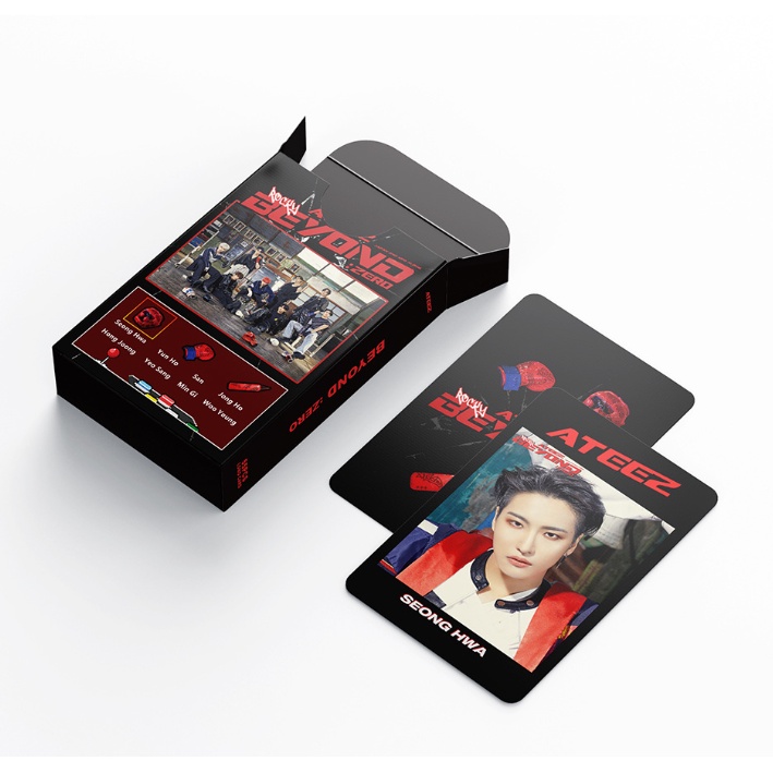 54pcs / Kotak Kartu Foto ATEEZ 2022 ZERO: FEVER Epilog Album LOMO