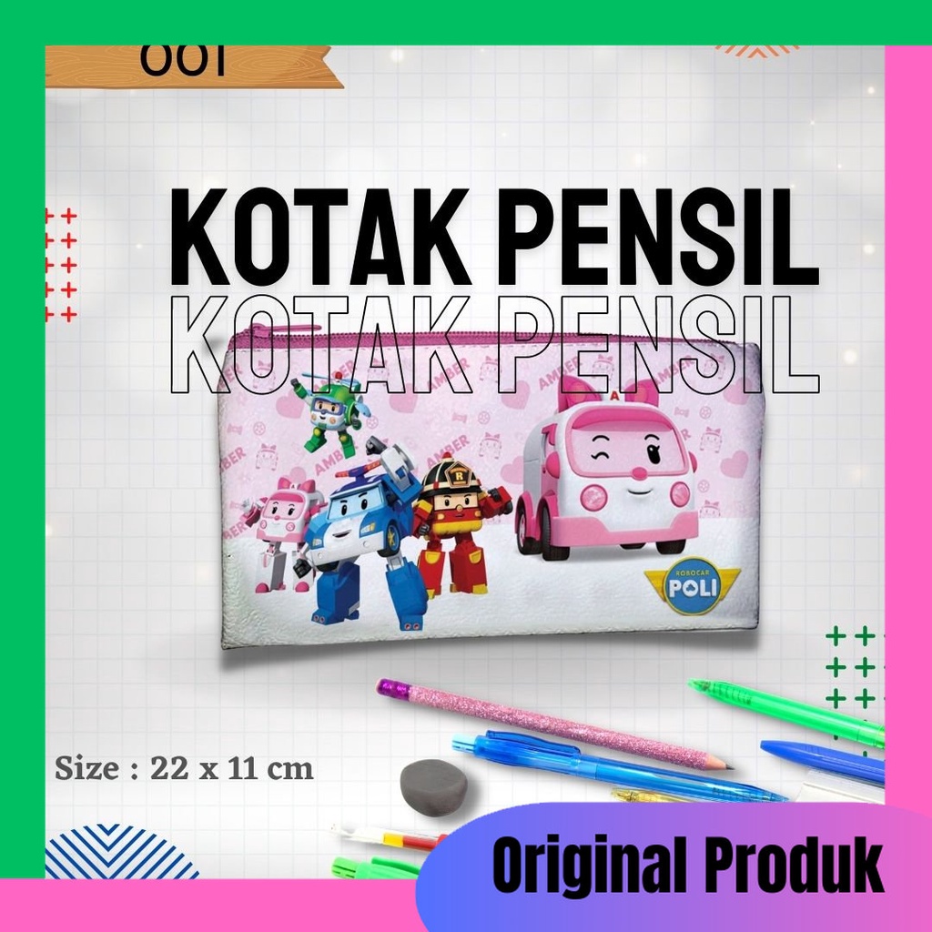 

Tempat Pensil, Kotak Pensil 001 gambar Robocar Poli Serbaguna Murah Dan Kualitas Terjamin , Original Produk Bahan Tebal
