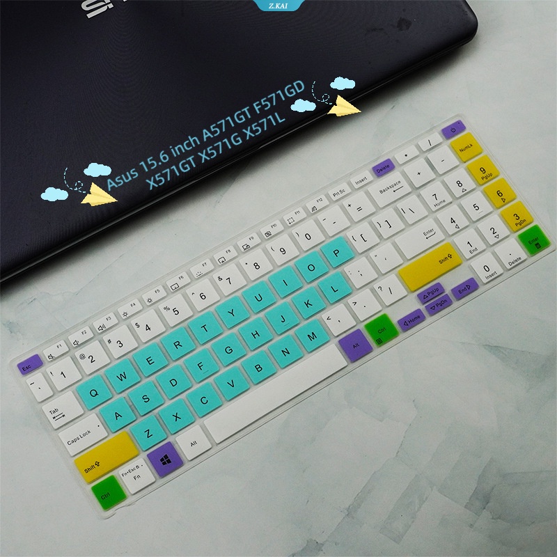 Baru TPU Clear Silicone Keyboard Komputer Film Pelindung Tahan Debu Untuk Asus 15.6 Inch A571GT F571GD X571GT X571G X571L X571GD F571G Film Keyboard Komputer [ZK]