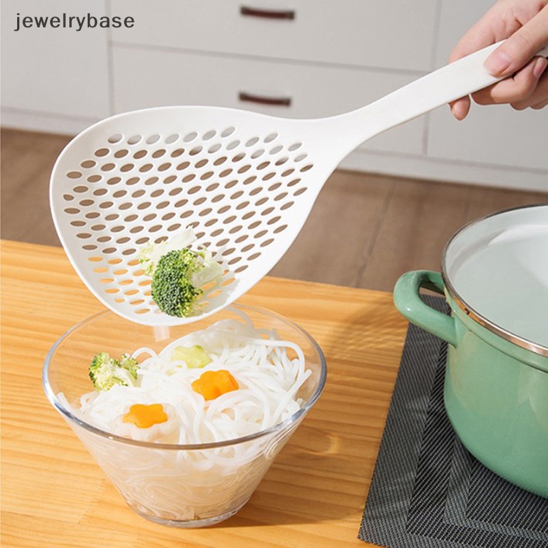 [jewelrybase] Pangsit Memancing Saringan Besar, Dapur Sendok Mie Gagang Panjang, Rumah Tangga Hot Pot Pedas/Hot Water Draining Spoon Filter Japan Style Boutique